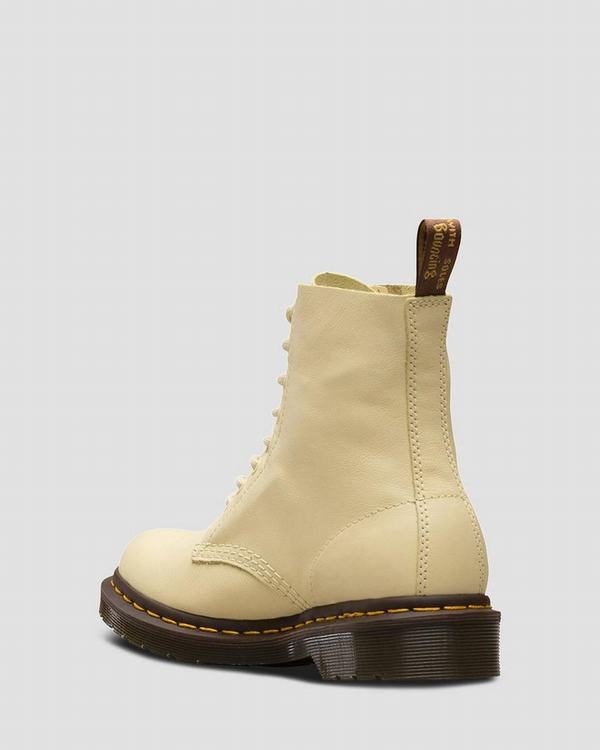 Dr Martens Dámské Kotníkové Boty 1460 Pascal Virginia Žluté, CZ-217845